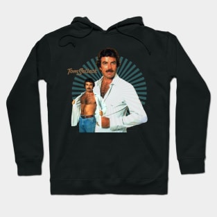 Retro tom selleck 80s Hoodie